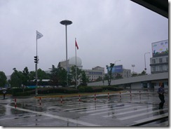 雨の上海空港１